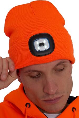 orange hat